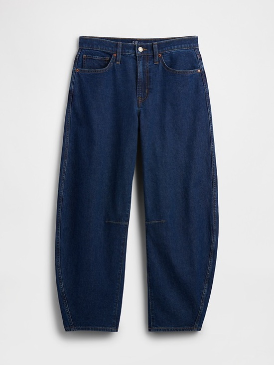 GAP Denim - Gap High Rise Barrel Jeans, size 10/30R
